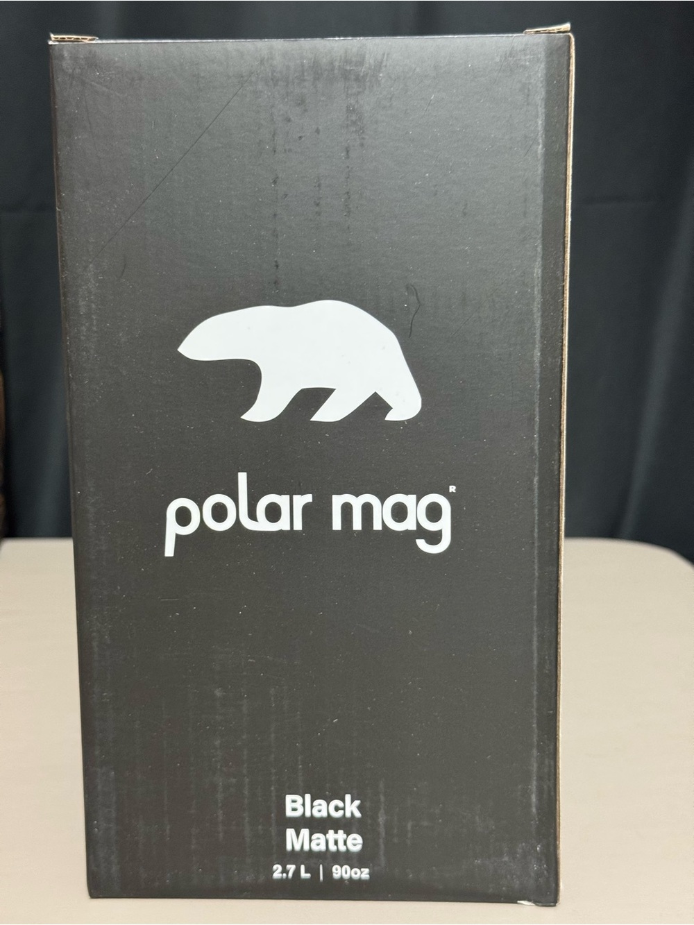 Polar Mag Black Matte Travel Bottle